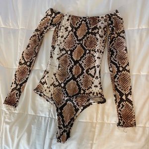 Snake Crop Top